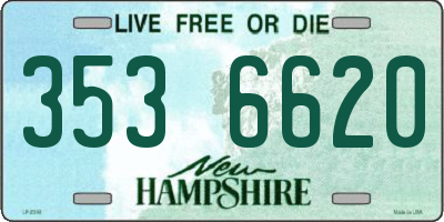 NH license plate 3536620