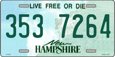 NH license plate 3537264