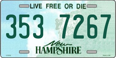NH license plate 3537267