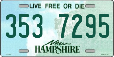 NH license plate 3537295