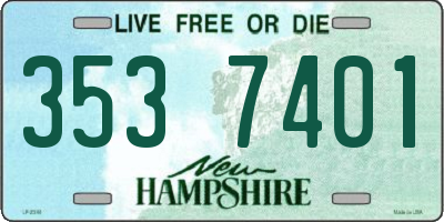 NH license plate 3537401