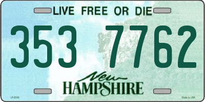 NH license plate 3537762