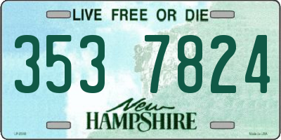 NH license plate 3537824
