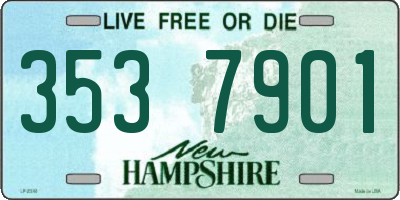 NH license plate 3537901