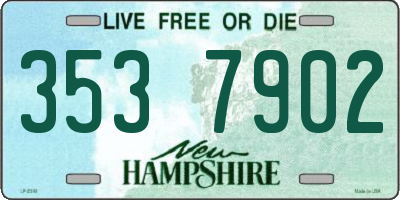 NH license plate 3537902