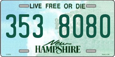 NH license plate 3538080