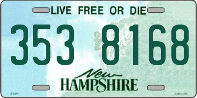 NH license plate 3538168