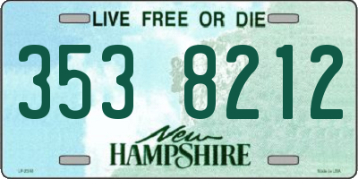 NH license plate 3538212