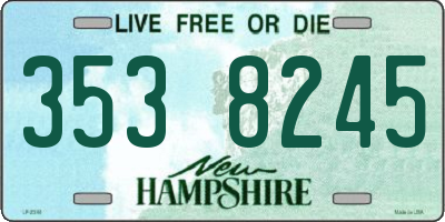 NH license plate 3538245