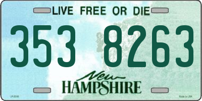 NH license plate 3538263