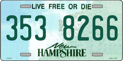 NH license plate 3538266