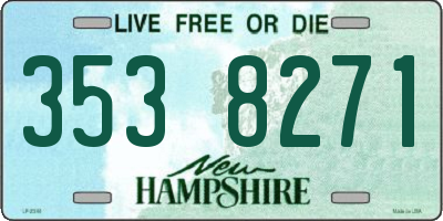 NH license plate 3538271