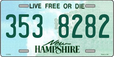 NH license plate 3538282