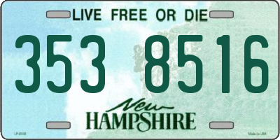 NH license plate 3538516