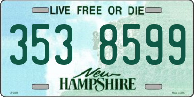 NH license plate 3538599