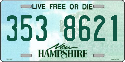 NH license plate 3538621
