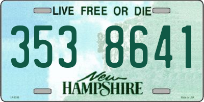 NH license plate 3538641