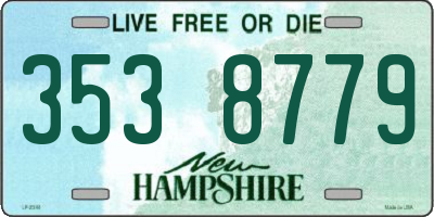 NH license plate 3538779