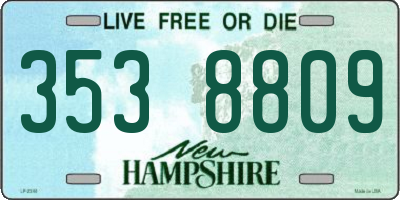 NH license plate 3538809