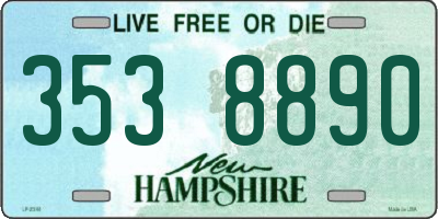 NH license plate 3538890