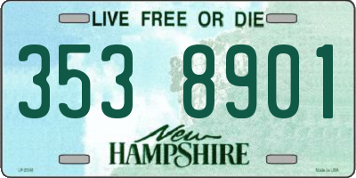 NH license plate 3538901