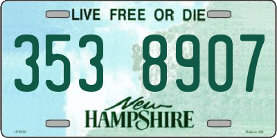 NH license plate 3538907