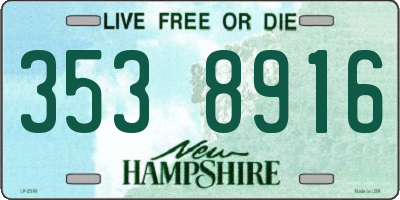 NH license plate 3538916