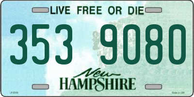 NH license plate 3539080