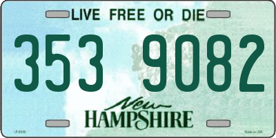NH license plate 3539082