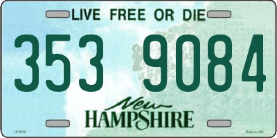 NH license plate 3539084