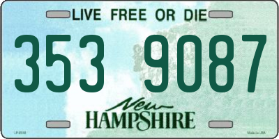 NH license plate 3539087
