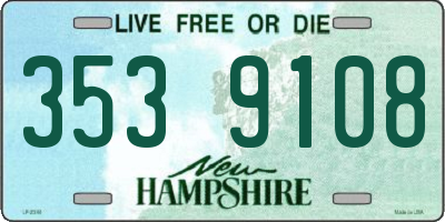 NH license plate 3539108