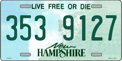 NH license plate 3539127