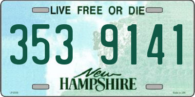 NH license plate 3539141