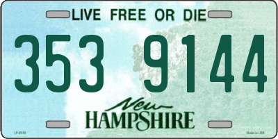 NH license plate 3539144