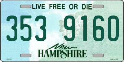 NH license plate 3539160