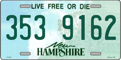 NH license plate 3539162