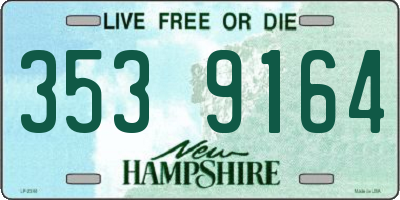 NH license plate 3539164