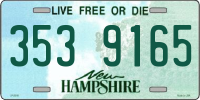NH license plate 3539165