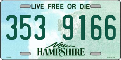 NH license plate 3539166