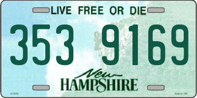 NH license plate 3539169