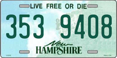 NH license plate 3539408