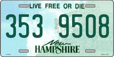 NH license plate 3539508