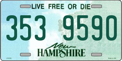 NH license plate 3539590