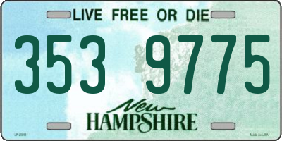 NH license plate 3539775