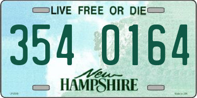 NH license plate 3540164