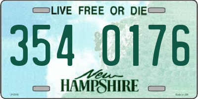NH license plate 3540176