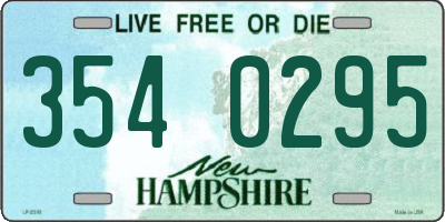 NH license plate 3540295