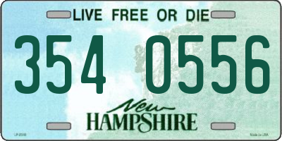 NH license plate 3540556