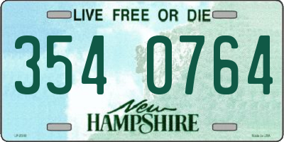 NH license plate 3540764